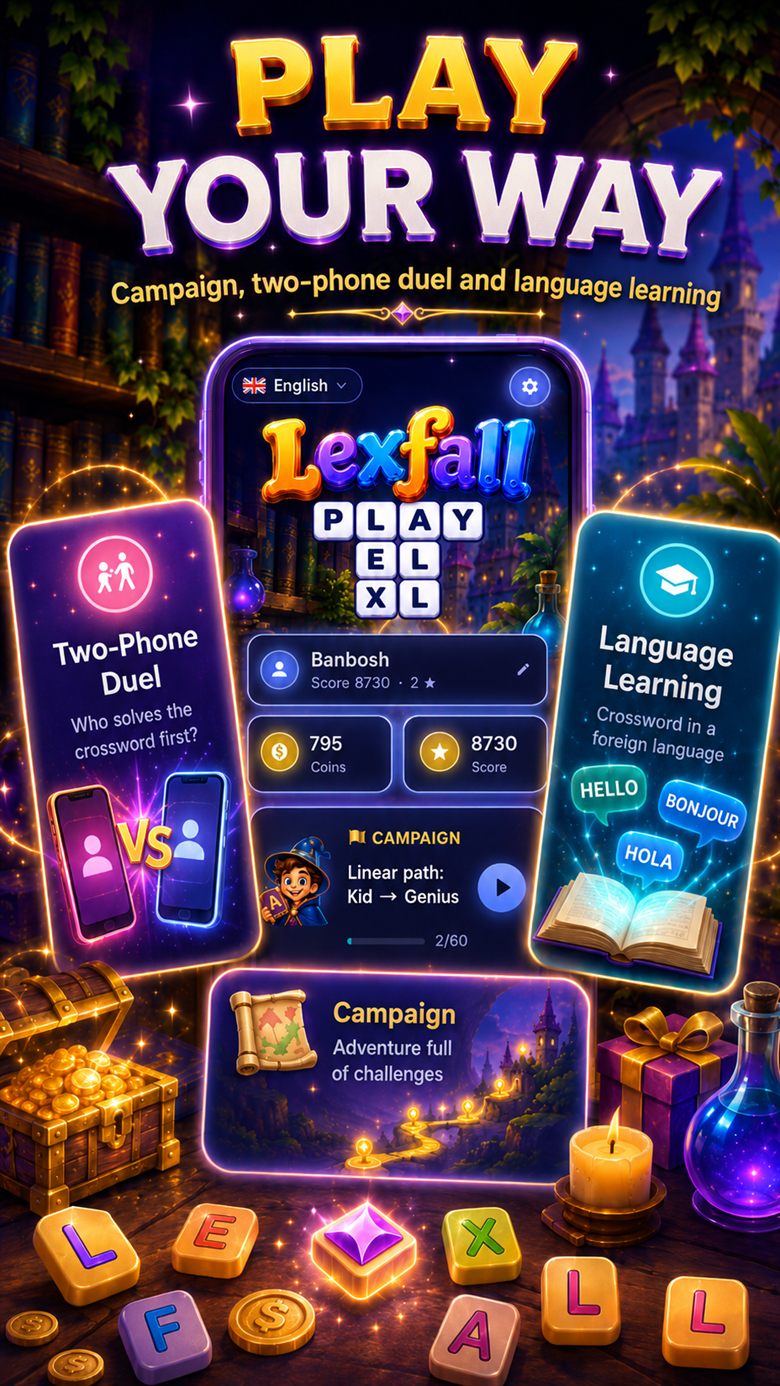 Lexfall — výhra a hvězdy